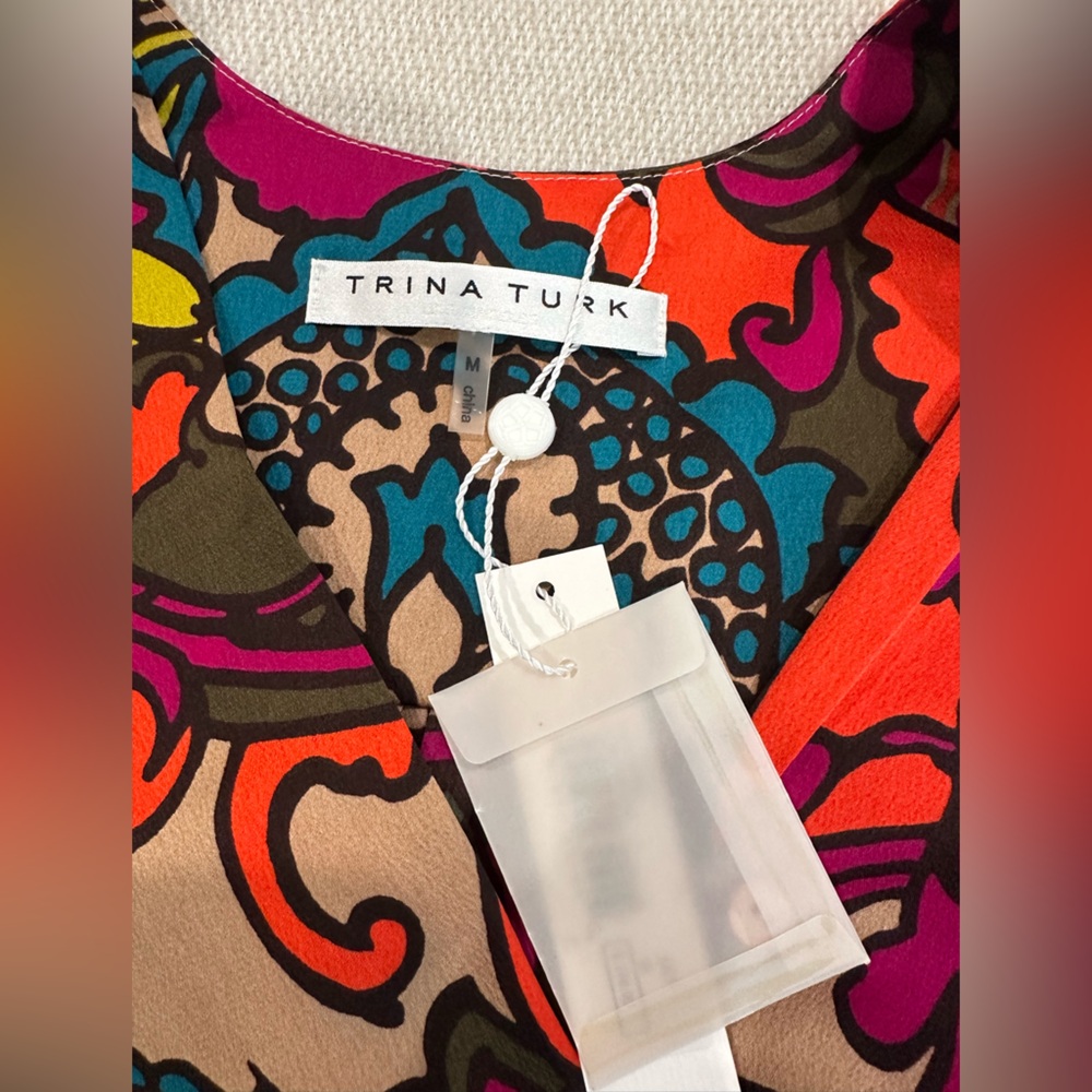 Trina Turk
Laurynn Printed Surplice Top - Picture 5 of 10
